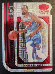 2021-22 KEVIN DURANT Panini Crown Royale Pivotal Players Red Parallel Die Cut - Picture 1 of 2