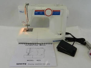 White Jeans Machine Sewing Machine Model 4075 HEAVY DUTY - Picture 1 of 1