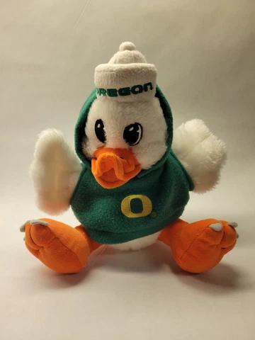 Oregon Ducks Mascot Plush Football Hoodie Cover