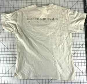 Vintage Kaleb Krueger Band Tour Promo T Shirt Christian Religous Rock Tee 90s 00 - Picture 1 of 7