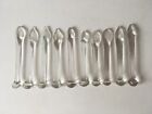 10x Antique Georgian Glass with Leaf Ended Sugar Crusher Pestles