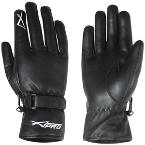 Apparel Motorcycle Mens Black Soft Genuine Leather Driving Gloves Black - Zdjęcie 1 z 8
