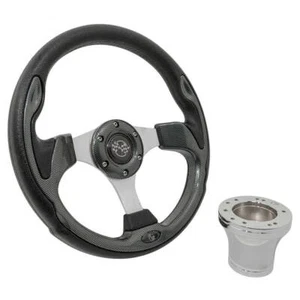 GTW 12,5" Kohlefaser Rallye Golfwagen Lenkrad für Club Car Precedent - Bild 1 von 15