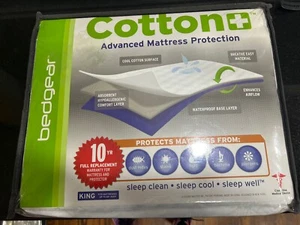 Bedgear Cotton Advanced Mattress Protection Size King New In Package - Picture 1 of 5