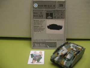 =Axis & Allies Miniatures FRENTE ORIENTAL Stug-III Ausf. G con tarjeta 31/60= - Imagen 1 de 1