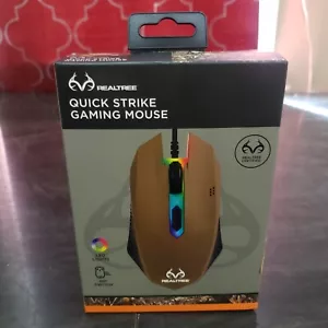 Vivitar RealTree Quick Strike Gaming Mouse LED Lights DPI Switch GRLT1004 - Picture 1 of 6