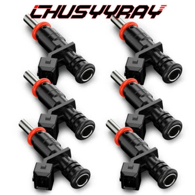 Juego de 6 Inyectores de Combustible PREMIUM Alta Calidad 7531634 Para BMW 530i 2006-2007 Foto 1 de 4