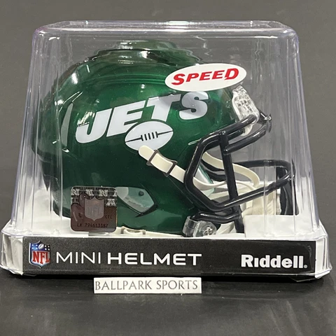 New York Jets Riddell NFL Speed Mini Football Helmet BRAND NEW Cover