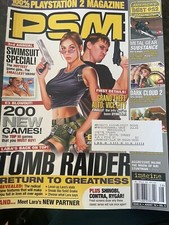 PSM Playstation 2 Magazine Tomb Raider August 2002 Issue 61 Vol 6 Gamer Magazine