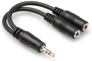 HOSA - YMM-232 - Y Cable - 3.5 mm TRS to Dual 3.5 mm TRSF - Imagen 1 de 1