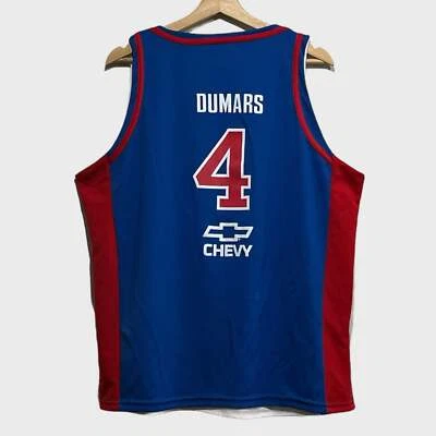Vtg Joe Dumars / Richard Hamilton Detroit Pistons Reversible NBA Jersey Small S - Image 1 of 4