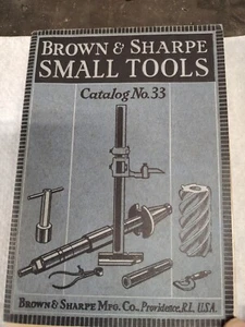 Brown & Sharpe Small Tools Cat. No. 33 - Bild 1 von 9