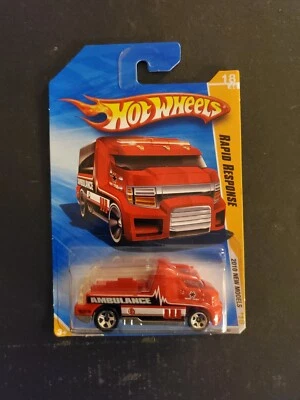 2010 Hot Wheels New Models #18/44, Rapid Response, Red, Collector #018/240 - Image 1 of 4
