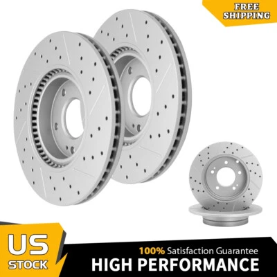 Rotores de freno de disco perforados delanteros 283 mm para Hyundai Sonata 2005-2013 300 mm Foto 1 de 4