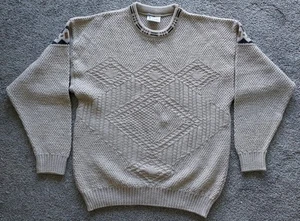Sovrano Australia Pure Wool Mens Toupe Crewneck Chunky Sweater Sz 20 / 105CM - Picture 1 of 17