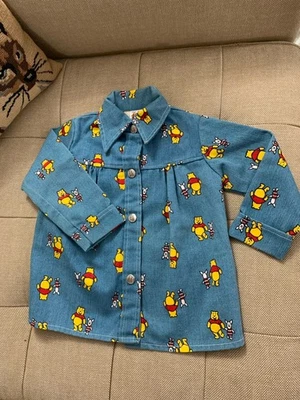 Chaqueta Denim Ligera Años 70 Colección Winnie The Pooh Rara De Colección 3T Foto 1 de 4