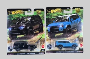 HOT WHEELS 2024 TOYOTA LAND CRUISER Black Collectible CHASE & REG 1:64 Off Road - Bild 1 von 4