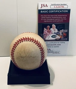 NY Yankees Multi Signed 6 Players ROML Baseball, Mercer, Mattingly, JSA COA - Picture 1 of 4
