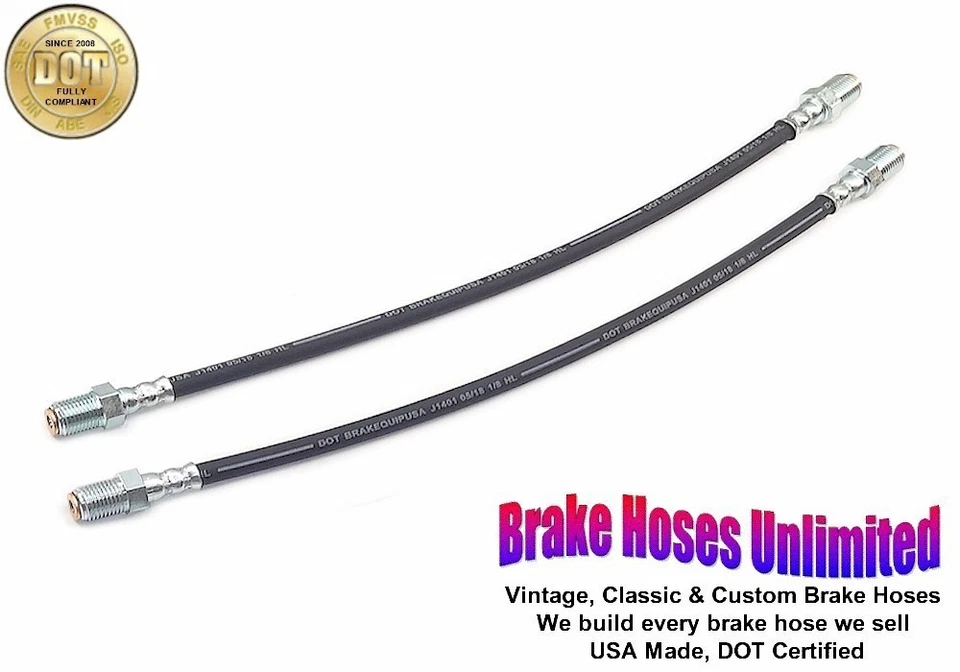 MANGUERAS DE FRENO DELANTERAS Chrysler Six, CJ - 1930 Foto 1 de 2