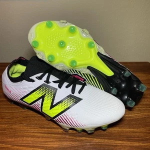 New Balance Tekela Pro Low Laced FG V4+ Men's Size 8 Soccer Cleats White Green - Picture 1 of 10
