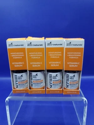 Paquete de 4 sueros hidratantes + iluminadores ArtNaturals vitamina C 0,33 oz caducidad 07/2027 Foto 1 de 4