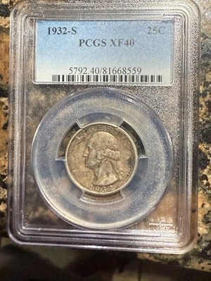 1932-S Washington Quarter, PCGS Graded XF40 - Image 1 of 4