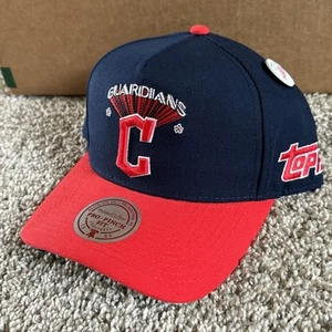 Mitchell & Ness x Topps Cleveland Guardians A-Frame Pro Pinch Snapback Hat Pin - Picture 1 of 6