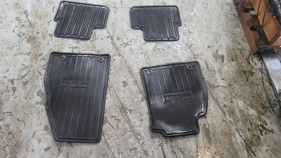 2014-2016 Chevrolet Malibu Full Set of OEM Front & Rear Floor Mats, Black Rubber Foto 1 de 4