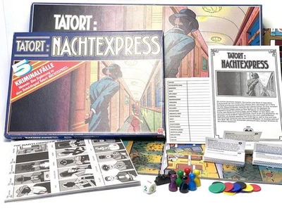 🕵️VOLLSTÄNDIG🎲Tatort: Nachtexpress + seltene Erweiterung: 5 Kriminalfälle 3484 - Bild 1 von 4