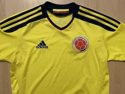 Adidas Size Large (13-14Y) Yellow Columbia Soccer Jersey Shirt Youth Top Futbol - Image 1 of 4