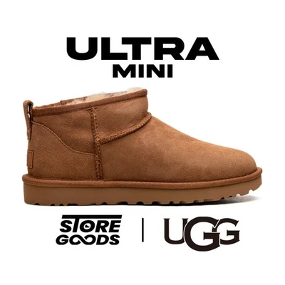 UGG Classic Ultra Mini Boot Chestnut 36 37 38 39 40 1116109-CHE Damen Gefüttert - Bild 1 von 4