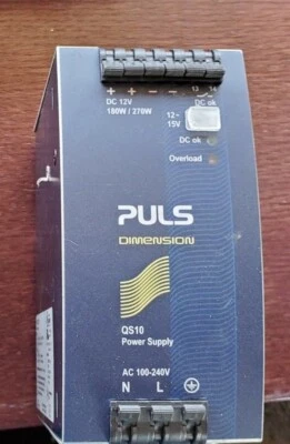NEW- PULS QS10.121 DC Power Supply,Metal,12 to 15VDC,180W - Image 1 of 4