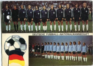 AK Deutsche Fussball-Nationalmannschft 1973 gegen Jugoslawien u. CSSR - Bild 1 von 1