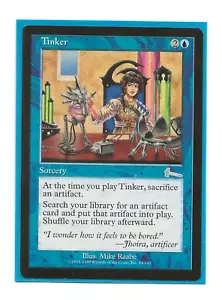 TINKER Legado de URZA English MTG NM Urza's Legacy Hojalatera - Imagen 1 de 1