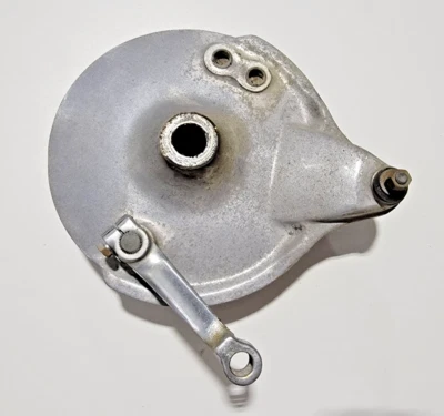 Placa de panel de freno trasero y brazo de acoplamiento 1968-1976 CB450 CB 550 450 CL450 CL CB500 Foto 1 de 4