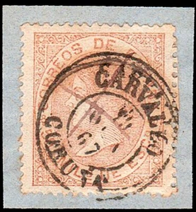 Coruña - Edi o 96 - 50 milésimas - Fragmento Mat Fech. Tp. II "Carvallo" - Imagen 1 de 1