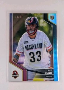 Matt Dunn 2024 Premier Lacrosse League PLL #151 Blue Parallel Card #13 /77 - Picture 1 of 2