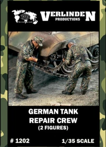 1/35 WWII German Tank Repair Crew VERLINDEN #1202 Resin Model Kits - Picture 1 of 2