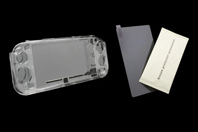 SKGAMES Nintendo Switch Lite Hardcase Schutz Hülle Transparent Panzer Schutzglas