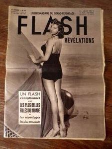Revue FLASH Pin-Up PINUP Année 1950 Nr 22 Ruth Roman - Picture 1 of 3