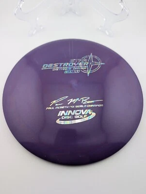 NEW Paul McBeth 4x Innova Star Destroyer - Oil Slick Foil - 175g - Image 1 of 4