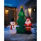 Inflatable Snowman Santa Tree 6ft 1.8m Christmas Decoration - Ex Display Unboxed