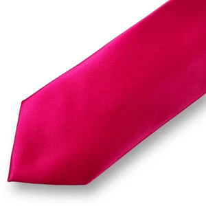 Geoffrey Beene bright pink polyester tie - Picture 1 of 5