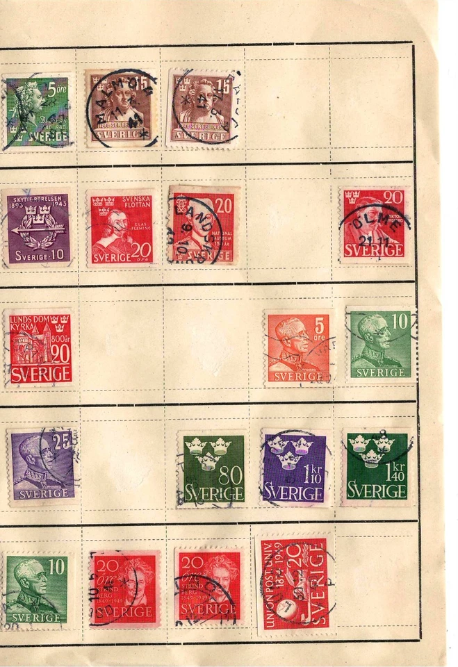 Worldwide Very Fine Used Stamps Hinged on List #73 - Image 1 of 1