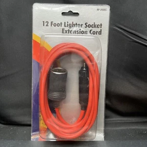RoadPro 12-Volt 12' Extension Cord w/ Cigarette Lighter Plug RP-203EC - Picture 1 of 4