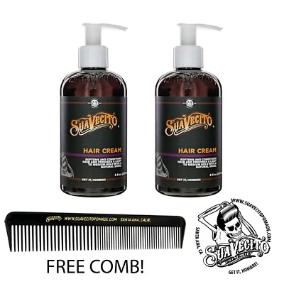 Crema capilar Suavecito 8 oz. Botella bomba (paquete de 2) Foto 1 de 4