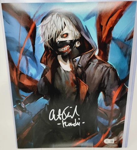 Ken Kaneki signed Tokyo Ghoul 11x14 Poster Austin Tindle Cover