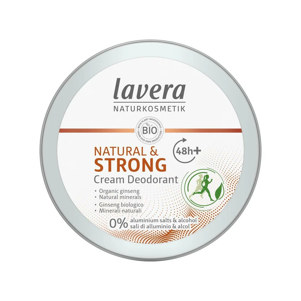💚 Lavera Natural & Strong Cream Deodorant 50ml - Image 1 of 1