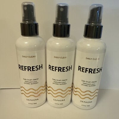 SEPHORA Daily Clean Refresh Limpiador de Cepillo Diario 6.7 OZ Nuevo y Sellado Lote de 3 Foto 1 de 3