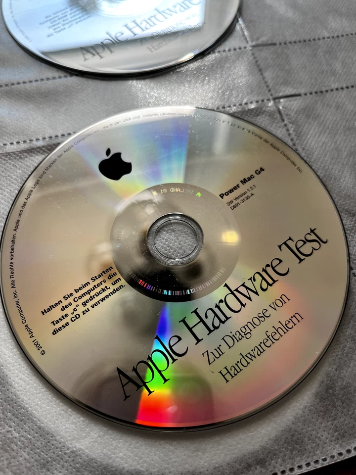 Apple Power Mac G4 Hardware Test CD Version 1.2.1 D691-3135-A - Bild 1 von 1
